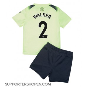 Manchester City Kyle Walker #2 Tredje tröja Barn 2022-23 Kortärmad (+ korta byxor)